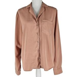 SHADES OF GREY BY MICAH COHEN WOMEN'S LONG SLEEVE TUNIC TOP SHIRT SIZE MEDIUM